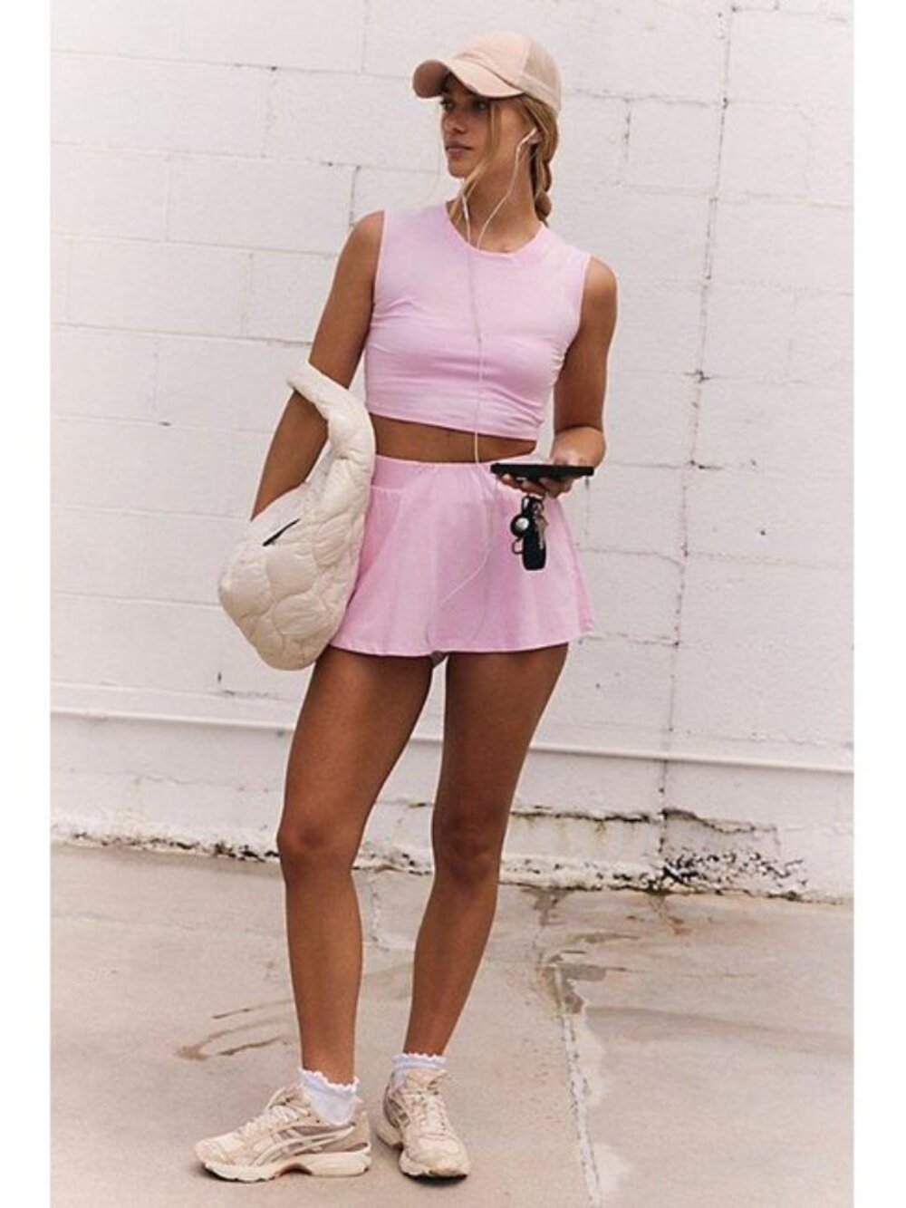 FP Movement by Free People Hot Shot Skort Set - Powder Pink  XS
